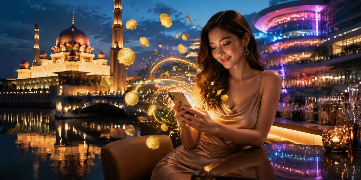 Suasana Putrajaya bergaya Melayu menggambarkan pengalaman log masuk dan nikmati rebat bonus eksklusif kiss981