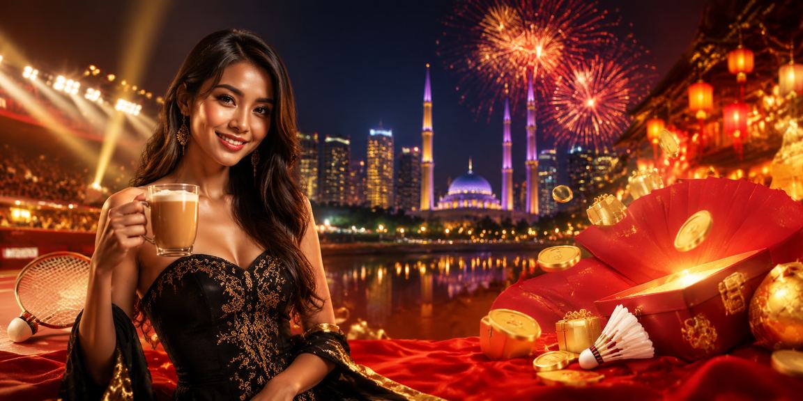 Paparan bonus sampul merah bergaya Melayu di Selangor menunjukkan tawaran eksklusif platform taruhan sukan digital